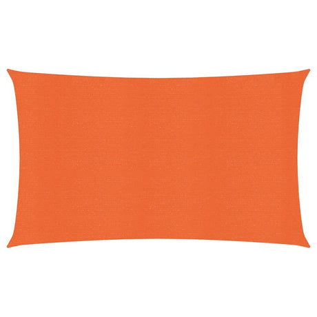 Vidaxl Zonnezeil 160 g m² rechteckig 4x7 M HDPE Oranje