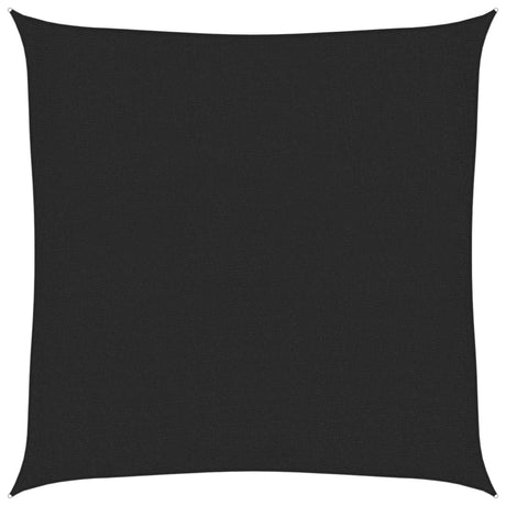 Vidaxl Zonnezeil 160 g m² 2,5 x 2,5 M HDPE Schwarz