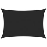 Vidaxl Zonnezeil 160 g m² 2x2,5 M HDPE Schwarz