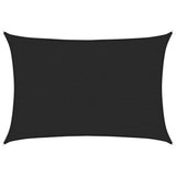 Vidaxl Zonnezeil 160 g m² 2x3 M HDPE Schwarz