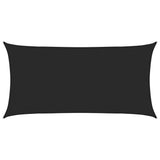Vidaxl Zonnezeil 160 g m² 2x3,5 M HDPE Schwarz