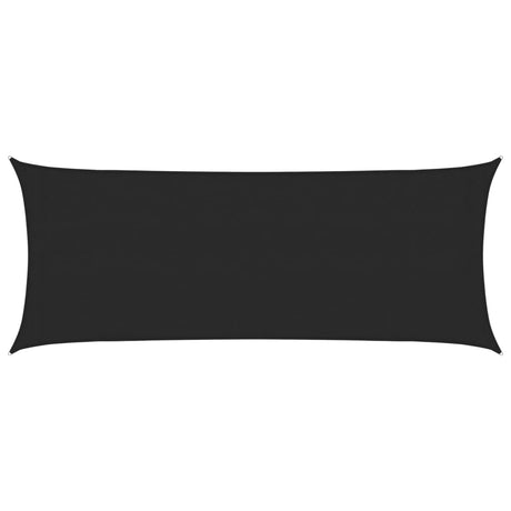 Vidaxl Zonnezeil 160 g m² 2x5 M HDPE Schwarz