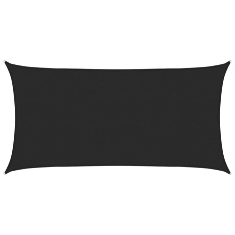 Vidaxl Zonnezeil 160 g m² 2,5 x 4,5 M HDPE Schwarz