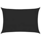 Vidaxl Zonnezeil 160 g m² 3x5 M HDPE Schwarz