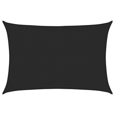 Vidaxl Zonnezeil 160 g m² 3,5 x 4,5 M HDPE Schwarz