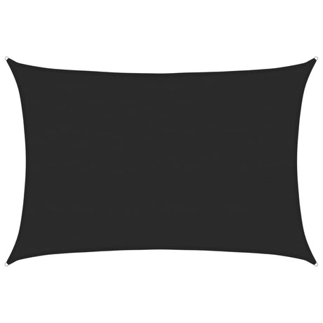 Vidaxl Zonnezeil 160 g m² 5x7 M HDPE Schwarz