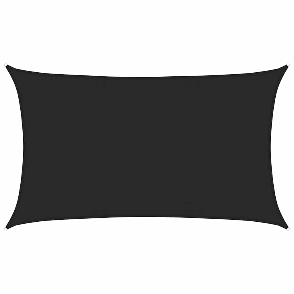 Vidaxl Zonnezeil 160 g m² 5x8 M HDPE Schwarz
