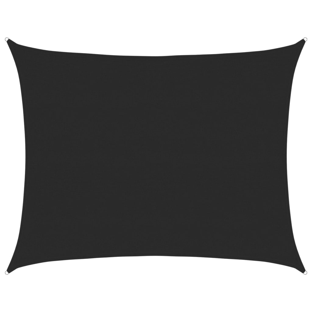 Vidaxl Zonnezeil 160 g m² rectangulaire 6x8 m HDPE noir