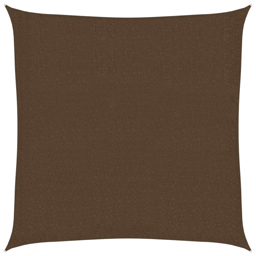 Vidaxl zonnenze 160 g m² 3x3 m hdps Brown