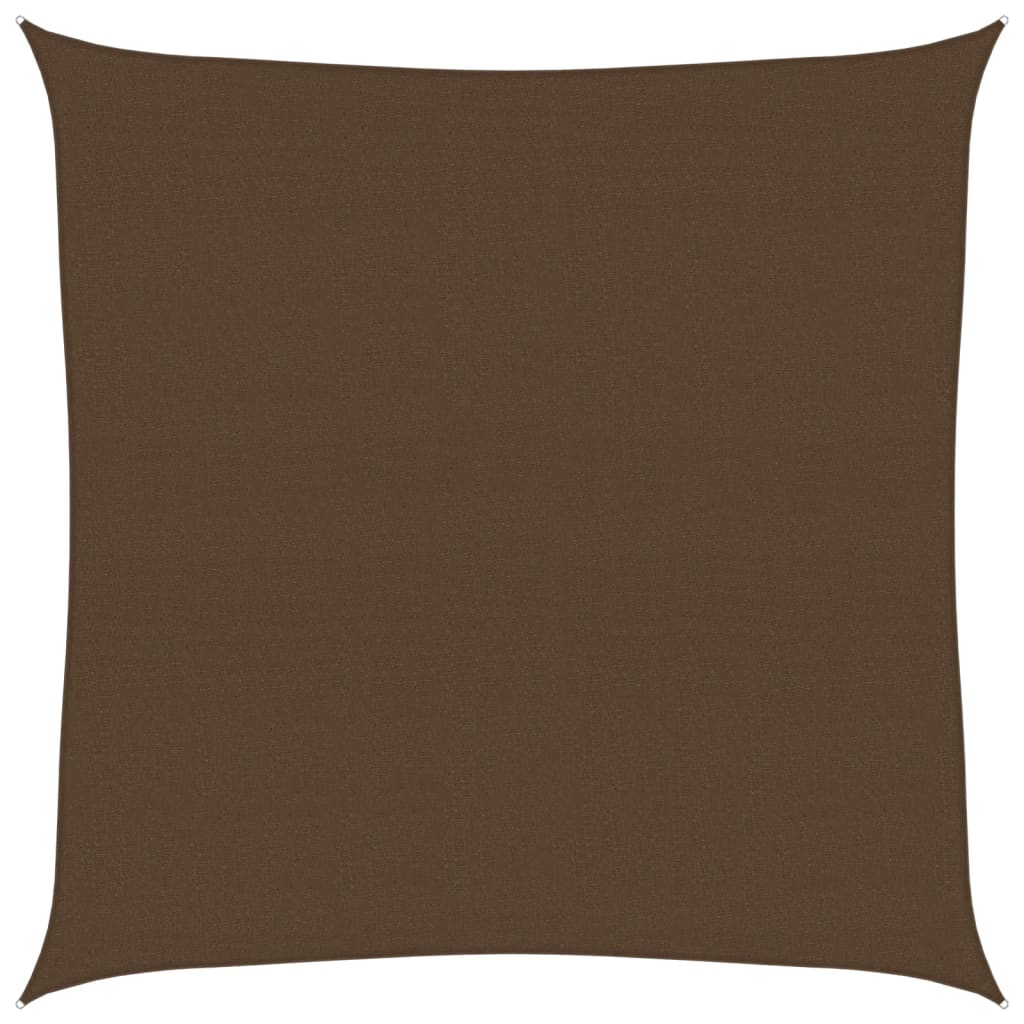 Vidaxl Zonnezeil 160 g m² 4x4 m HDPE Brown