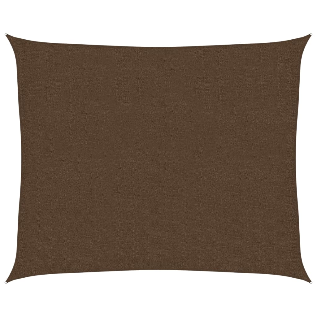 Vidaxl zonnezeil 160 g m² 2.5x3 m HDPE BROWN