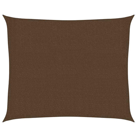 Vidaxl Zonnezeil 160 g m² 2,5 x 3 M HDPE -Braun