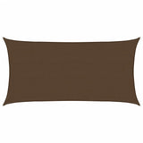 Vidaxl zonnenze 160 g m².5x5 m hdps Brown