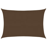 Vidaxl zonnenze 160 g m² 3.5x5 m hdps Brown