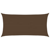 Vidaxl zonnenzeechen 160 g m² 4x7 m hdps Brown