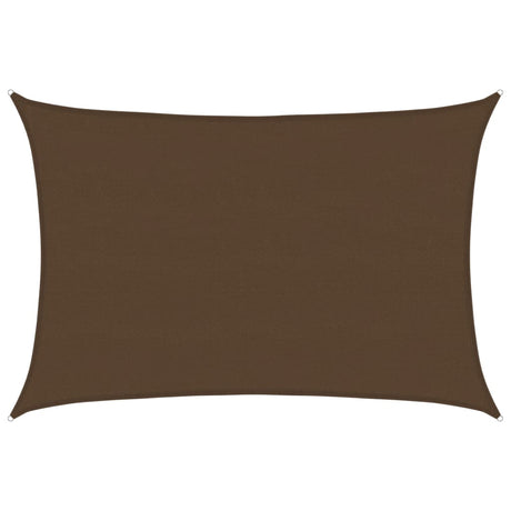 Vidaxl Zonnezeil 160 g m² 5x6 M HDPE -Braun