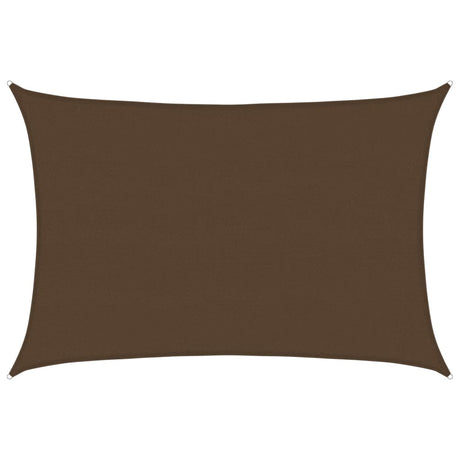 Vidaxl Zonnezeil 160 g m² 5x7 m HDPE Brown