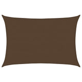 Vidaxl zonnenze 160 g m² 5x7 m hdps Brown