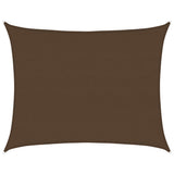 Vidaxl Zonnezeil 160 g m² 6x7 M HDPE -Braun