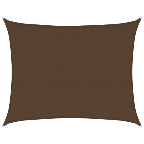 Vidaxl Zonnezeil 160 g m² 6x8 M HDPE -Braun
