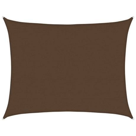 Vidaxl Zonnezeil 160 g M² 6x8 M HDPE BROWN