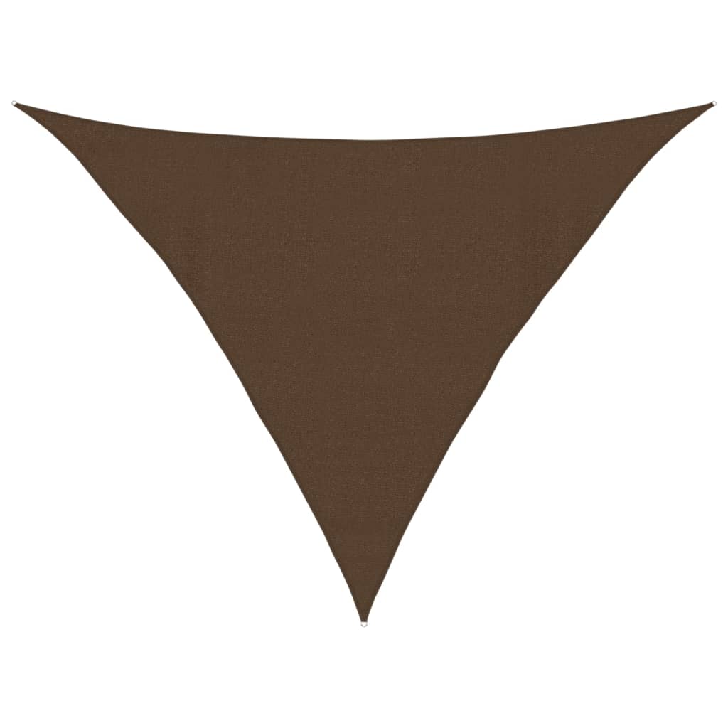 Vidaxl Zonnezeil 160 g m² 4x4x5.8 m hdpe brown