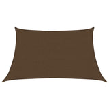 Vidaxl Zonnezeil 160 g M² 3 4x2 M HDPE BROWN