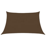 Vidaxl Zonnezeil 160 g m² 3 4x2 M HDPE -Braun