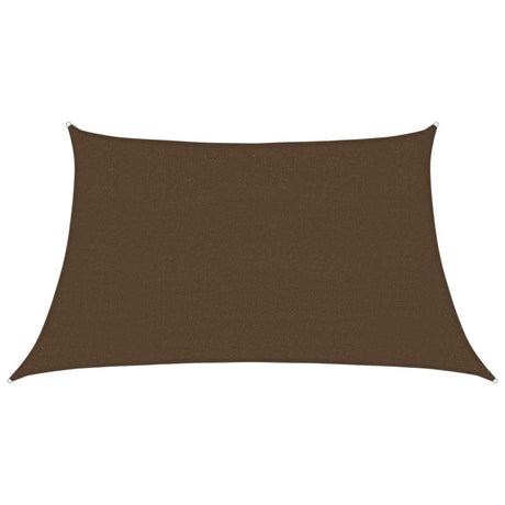 Vidaxl Zonnezeil 160 g m² 3 4x2 M HDPE -Braun