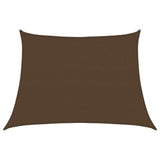 Vidaxl Zonnezeil 160 g m² 4 5x3 M HDPE -Braun