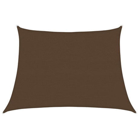 Vidaxl Zonnezeil 160 g m² 4 5x3 M HDPE -Braun