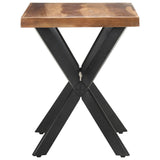 Vidaxl eettafel 120x60x75 cm massief hout met honingkleurige afwerking
