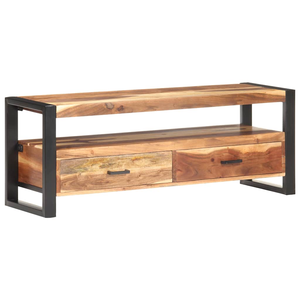 Vidaxl tv-meubel 120x35x45 cm hout met honingkleurige afwerking