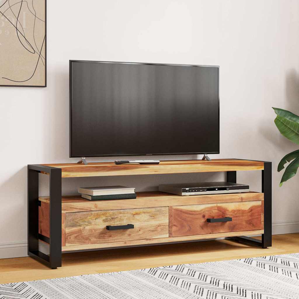 Vidaxl tv-meubel 120x35x45 cm hout met honingkleurige afwerking