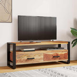 Vidaxl tv-meubel 120x35x45 cm hout met honingkleurige afwerking