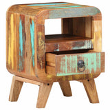 Vidaxl nachtkastje 30x30x41 cm massief gerecycled hout