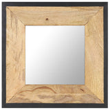 Vidaxl Mirror 50x50 cm en bois de mangue solide