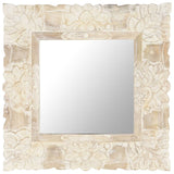 Vidaxl Mirror 50x50 cm Trden mango bel