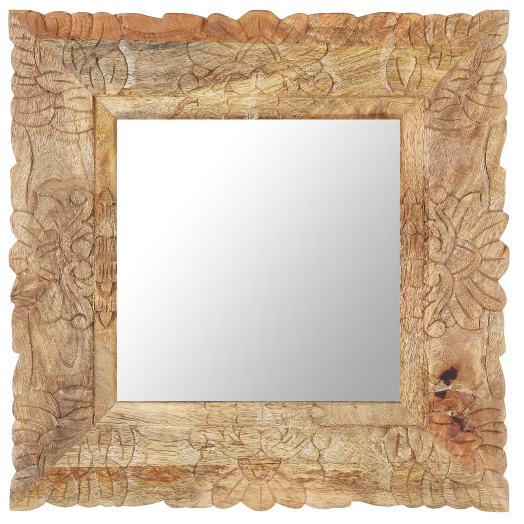 Vidaxl Mirror 50x50 cm solidne drewno mango