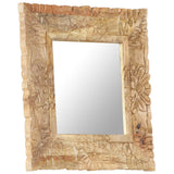 Vidaxl Mirror 50x50 cm fast mango træ