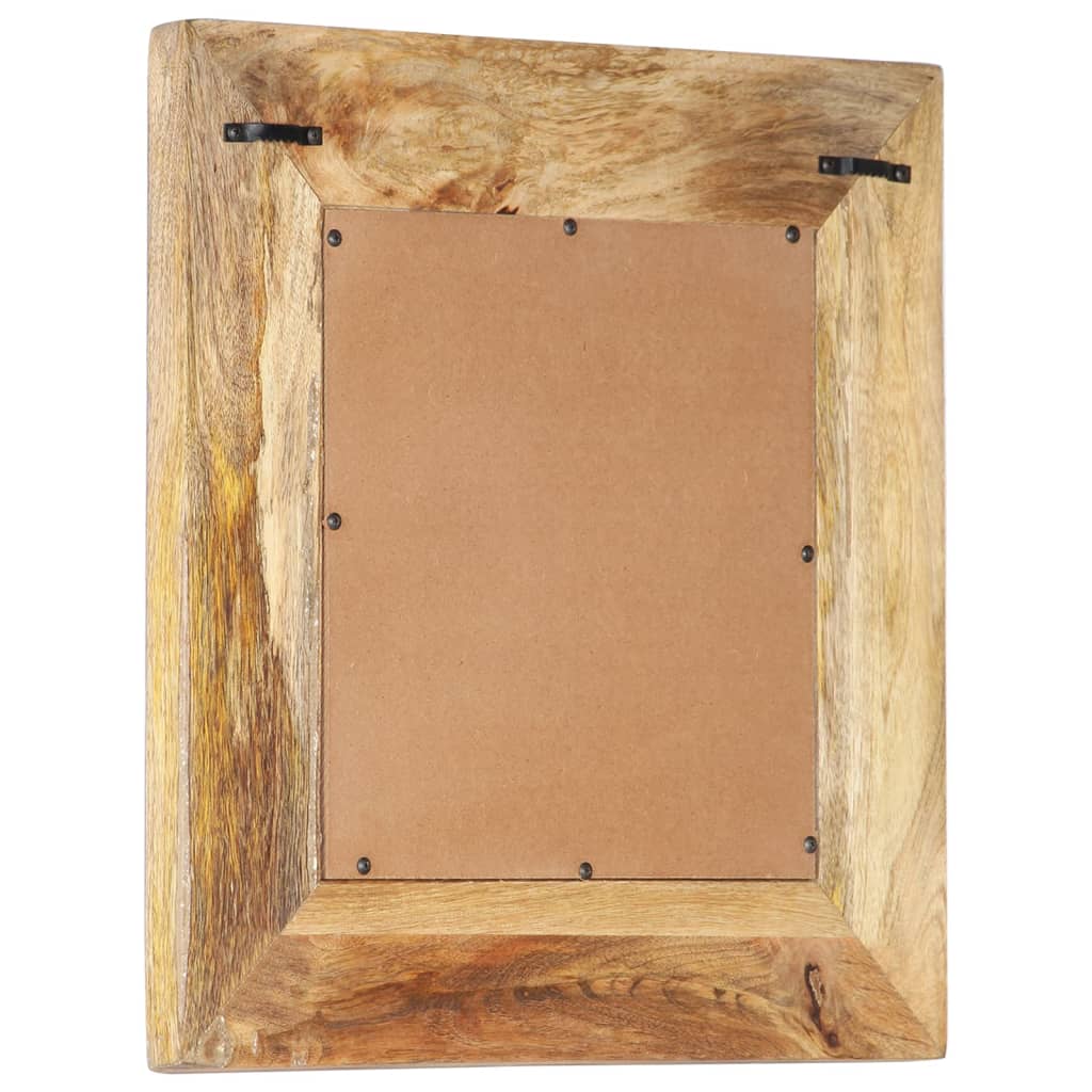 Vidaxl Mirror Hand -Schnitt 50x50x2,6 cm Festes Mangoholz