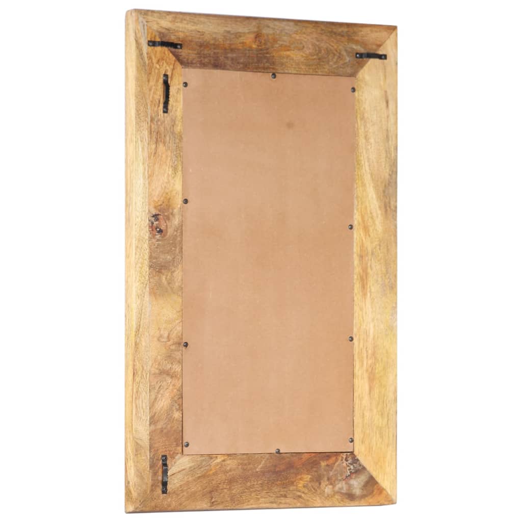 Vidaxl Mirror Hand -Schnitt 80x50x2,6 cm Festes Mangoholz