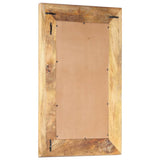 Vidaxl Mirror Hand -Cut 80x50x2,6 cm Solid Mango Wood