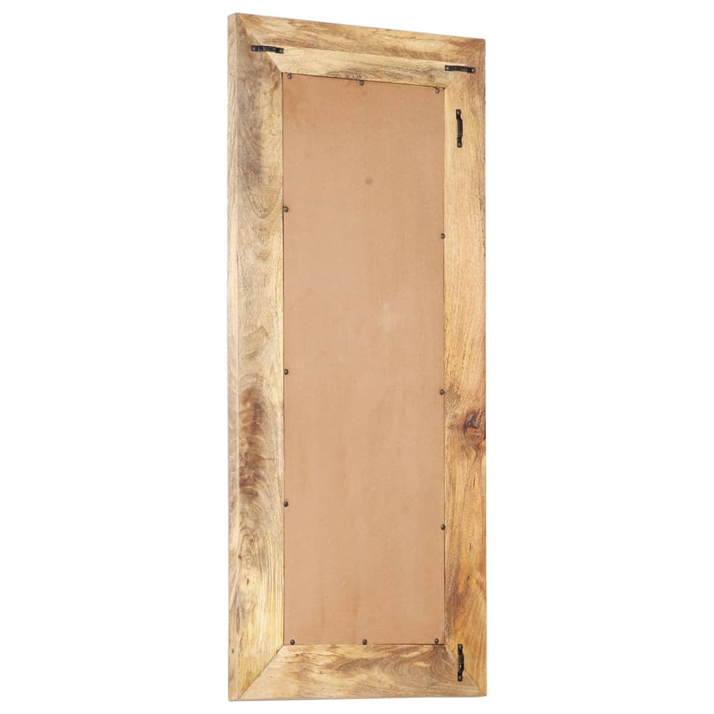 Vidaxx-Spiegel handgeschnitzt 110x50x2,6 cm aus massivem Mangoholz