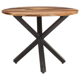 Vidaxl eettafel 100x100x75 cm acaciahout met honingkleurige afwerking