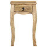 Vidaxl nachtkastje 28x28x46 cm massief mangohout