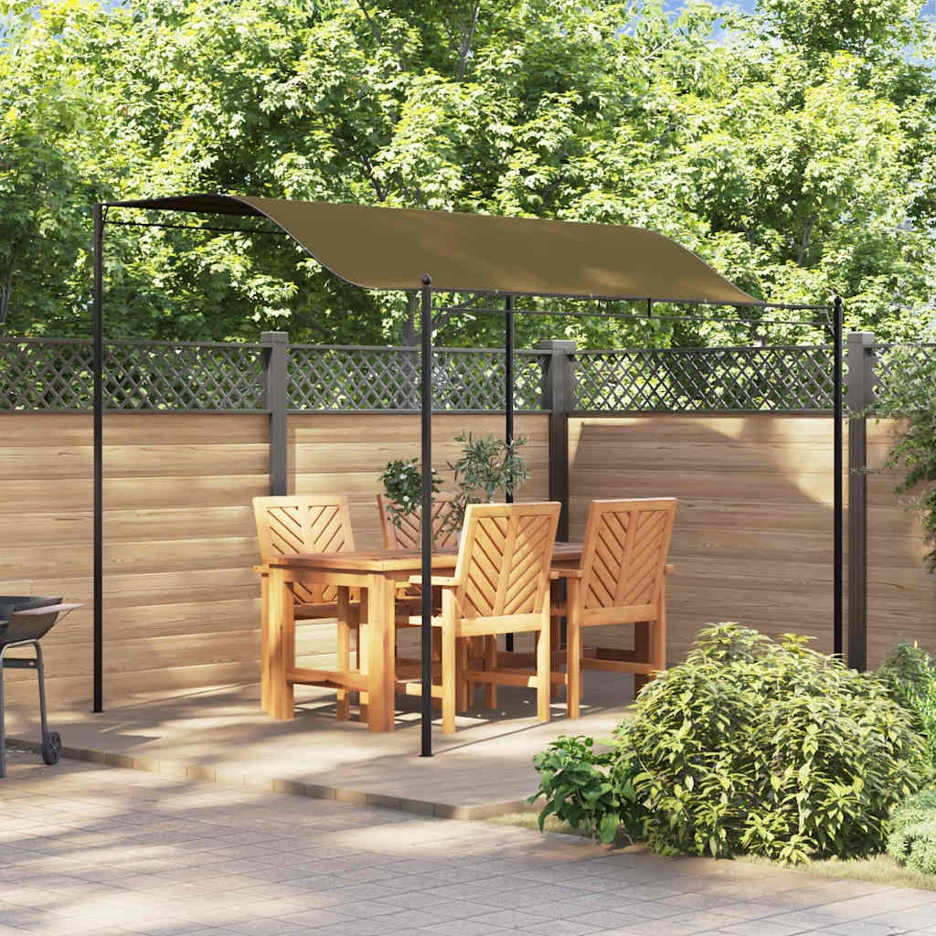 Vidaxl sun canopy 180 g m² 3x2.4 m Taupe