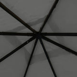 Vidaxl Arbor 180 g m² 4x4x3 m Anthrazitfarbe