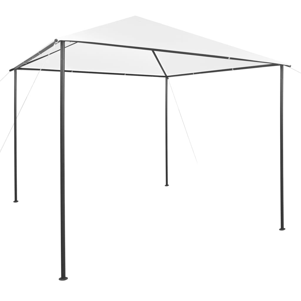 Vidaxl Arbor 180 g m² 3x3x2,9 m bela