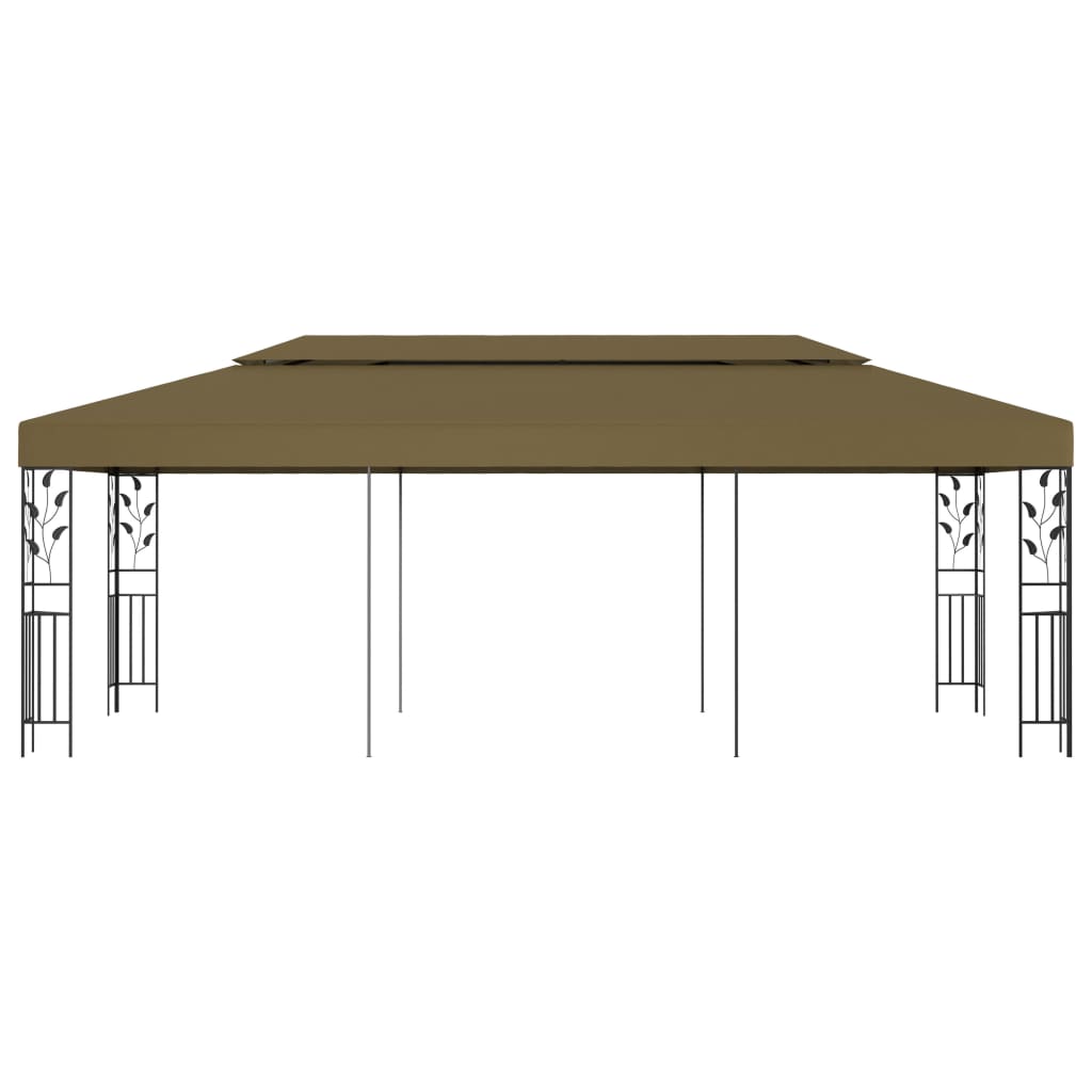 Vidaxl arbor 180 g m² 6x3 m taupe